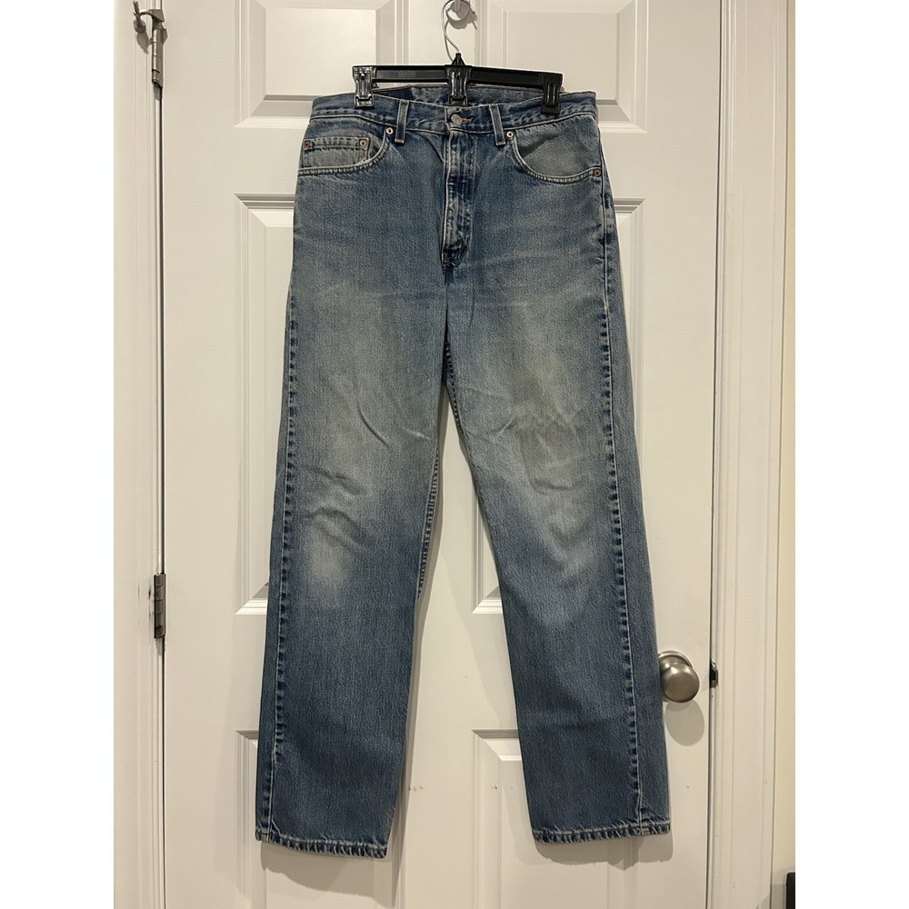 Vintage 90s Levi's 505 Jeans Men's 34x32 (Fits 32x32) Made In USA Straight Leg